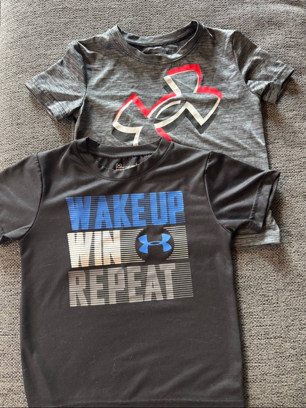 Under Armour Kids' Active Tee - Black/Gray